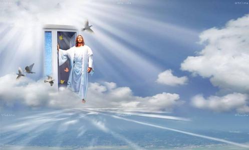 cielo-con-jesus-en-la-puerta